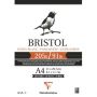 Blok techniczny Clairefontaine Biały Bristol A4/20/205g - 3